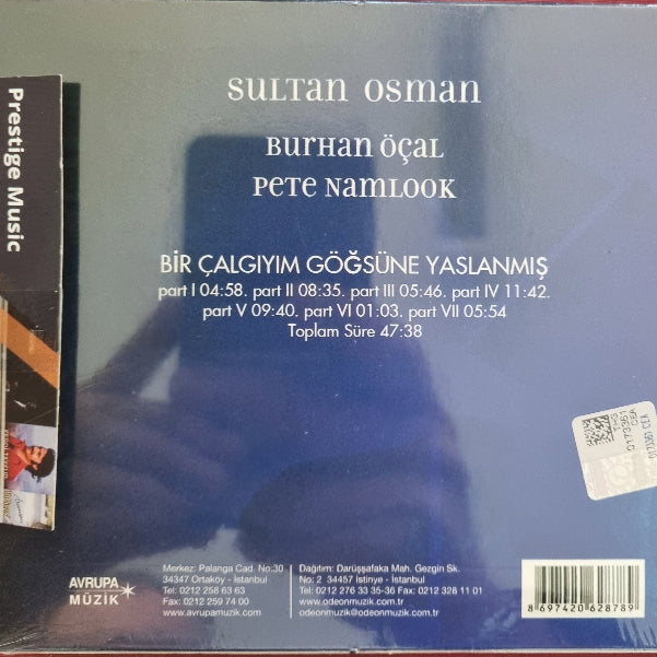 Burhan Öçal | Pete Namlook - Sultan Osman - CD | Enstrümental müzik | Instrumentalmusik | CD