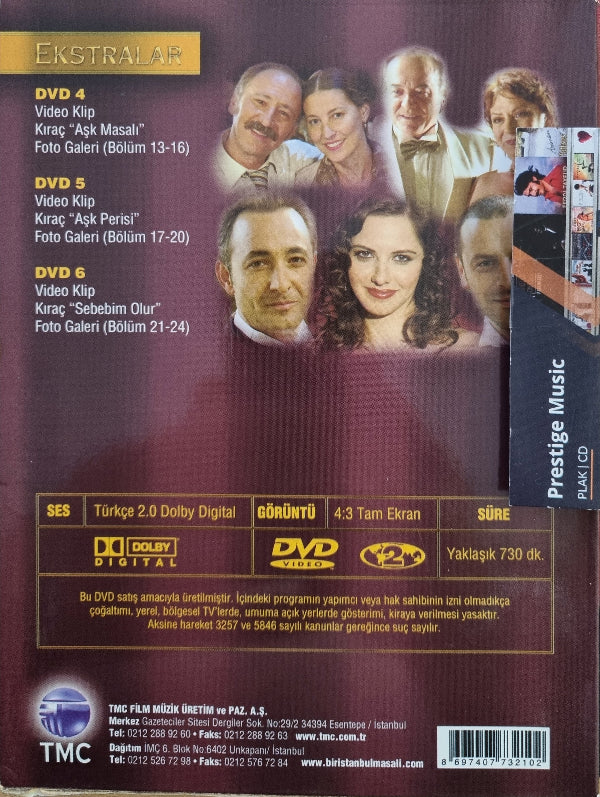 Bir istanbul Masalı DVD | Bölüm 13-24 | DVD Seti