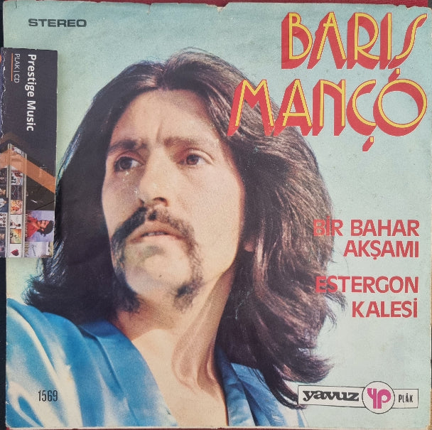 Barış Manço plak | Bir Bahar Akşamı | Estergon Kalesi | Plak | 45'lik | 1974| Plak