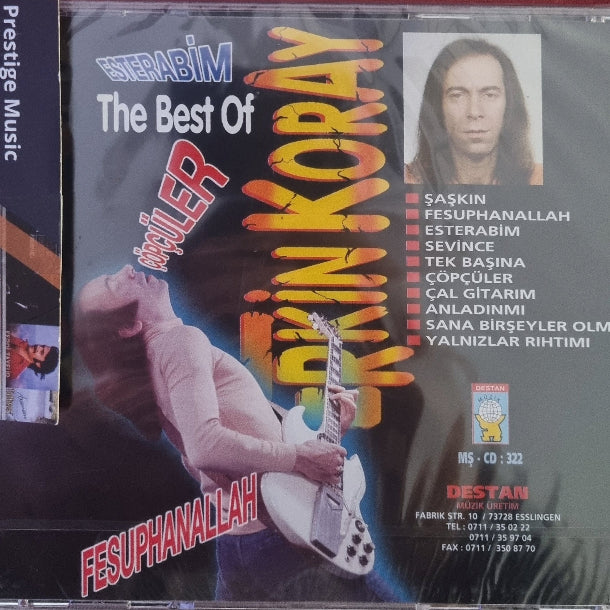 Erkin Koray - The Best Of CD (DESTAN Müzik Almanya) | Stuttgart | Esslingen CD'si)