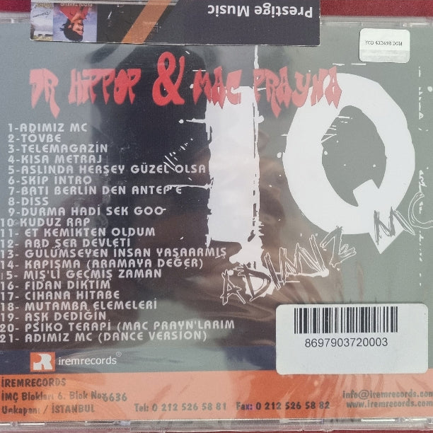 Feat Erci-c | Fuat | Sagopa Kajmer | Azra | CD | Dr. Hip Hop & Mac Prayna 2005 | CD