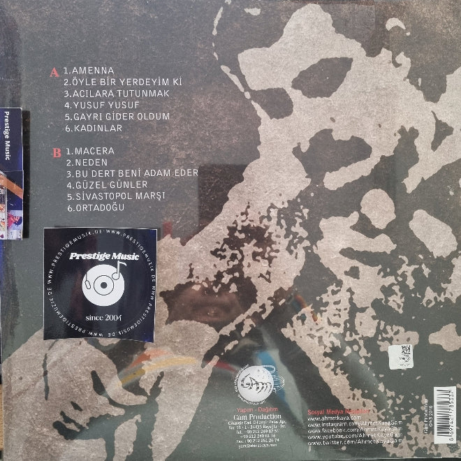 Ahmet Kaya Acılara Tutunmak Plak ( Ahmet Kaya Plak | Türk Halk | Özgün | Protest Plak ) Schallplatte | LP