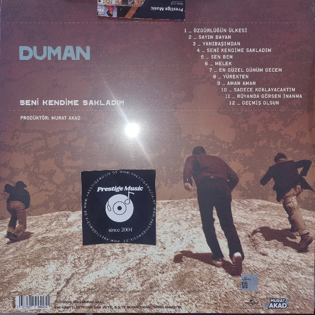 Duman Seni Kendime Sakladım Plak ( Duman Plak )Türkçe Rock Plak | Duman seni Kendime Sakladim Plak