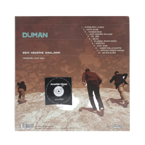 Duman Seni Kendime Sakladım Plak ( Duman Plak )Türkçe Rock Plak | Duman seni Kendime Sakladim Plak