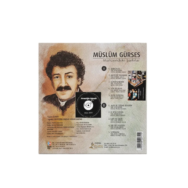 Müslüm Gürses - Mahzendeki Şarkılar Plak (Müslüm Gürses Plak) Müslüm Gürses Mahzendeki Sarkilar Plak