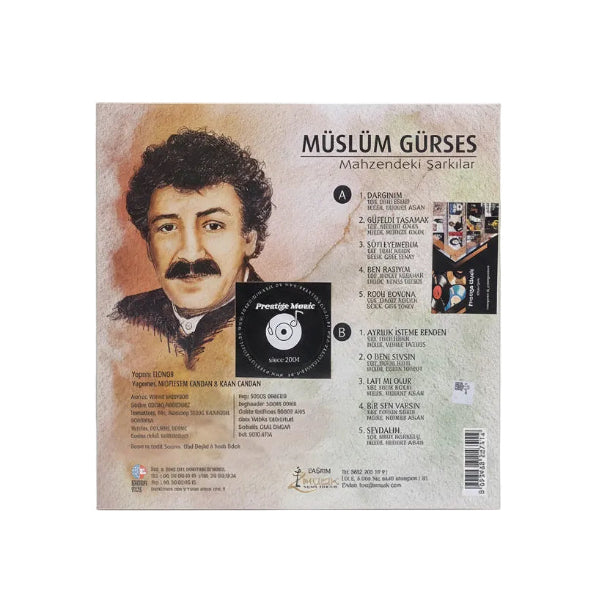 Müslüm Gürses - Mahzendeki Şarkılar Plak (Müslüm Gürses Plak) Müslüm Gürses Mahzendeki Sarkilar Plak