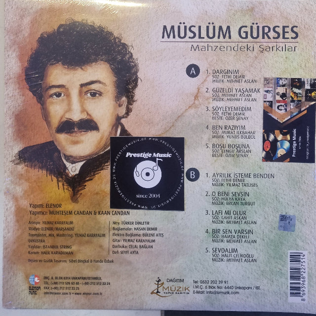 Müslüm Gürses - Mahzendeki Şarkılar Plak (Müslüm Gürses Plak) Müslüm Gürses Mahzendeki Sarkilar Plak