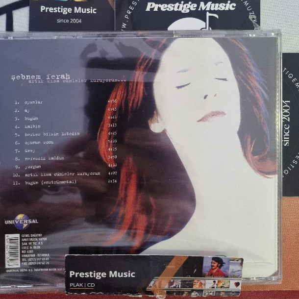 Şebnem Ferah - Artık Kısa Cümleler Kuruyorum CD (Sebnem Ferah CD) Türkischer rock CD