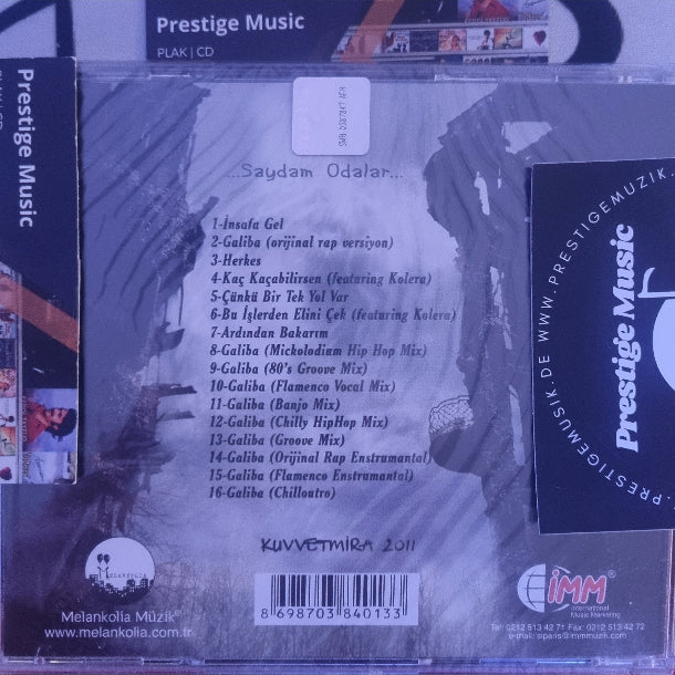 Sagopa Kajmer - Saydam Odalar CD | Türkçe |Hip Hop | Rap CD