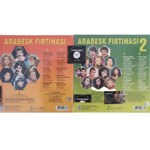 Arabesk Fırtınası - Çeşitli Sanatçılar (Plak)Arabesk Fırtınası - Çeşitli Sanatçılar 'dan Arabesk Plak