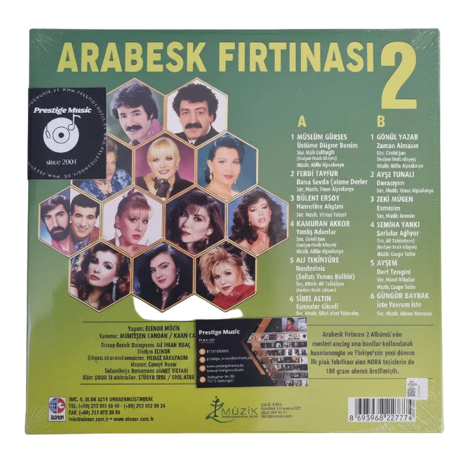 Arabesk Fırtınası - Çeşitli Sanatçılar (Plak)Arabesk Fırtınası - Çeşitli Sanatçılar 'dan Arabesk Plak