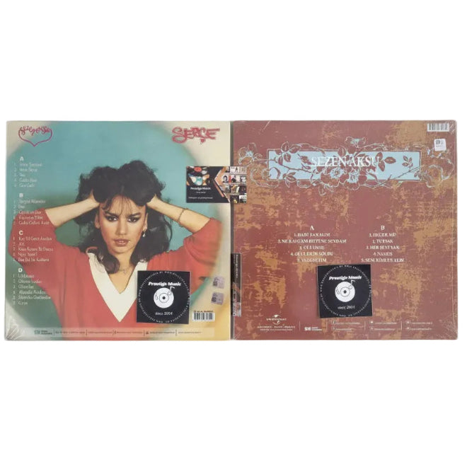 Sezen Aksu - Gülümse |Serçe | Plak Seti | 59€ 'dan itibaren Ücretsiz Kargo |Sezen Aksu Plak Çeşitleri