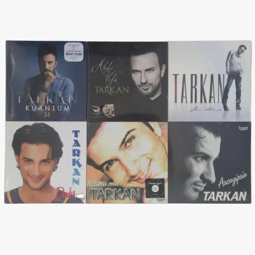 Tarkan Plak çeşitleri | Tarkan Schallplatte ( Tarkan Album Plak ) 7 Plak Seti | ücretsiz Kargo