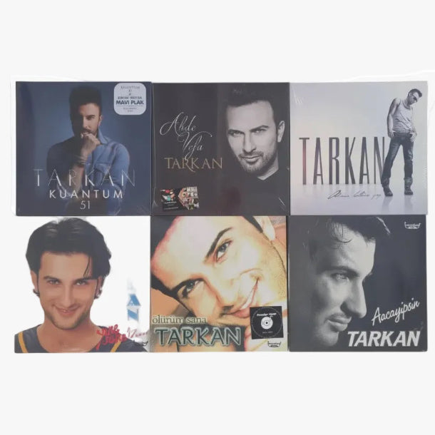 Tarkan Plak çeşitleri | Tarkan Schallplatte ( Tarkan Album Plak ) 7 Plak Seti | ücretsiz Kargo