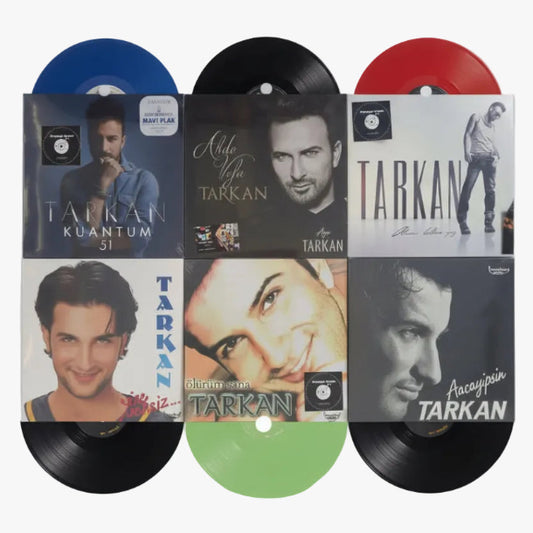 Tarkan Plak çeşitleri | Tarkan Schallplatte ( Tarkan Album Plak ) 7 Plak Seti | ücretsiz Kargo