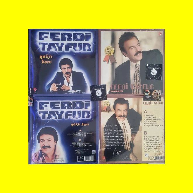 Ferdi Tayfur - Klasikleri Arşiv 2 Plak | Ferdi Tayfur Plak | Ferdi Tayfur - Yaktı Beni Plak | 2 Plak
