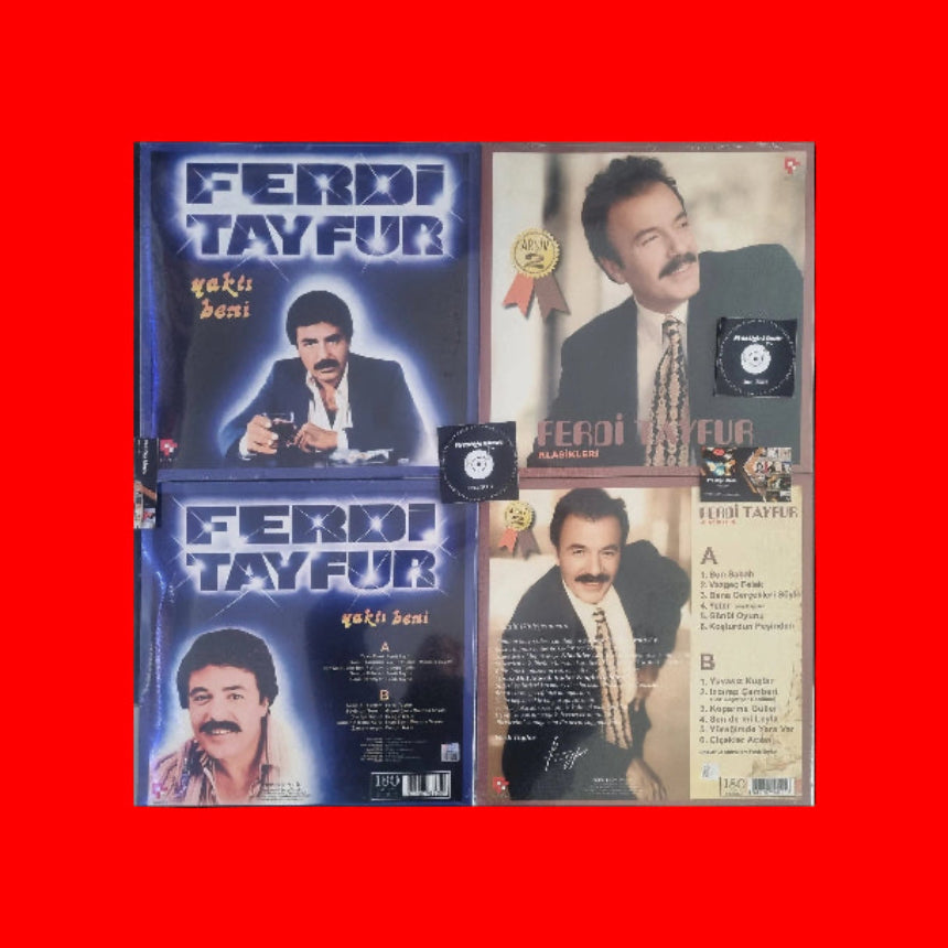 Ferdi Tayfur - Klasikleri Arşiv 2 Plak | Ferdi Tayfur Plak | Ferdi Tayfur - Yaktı Beni Plak | 2 Plak