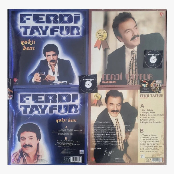 Ferdi Tayfur - Klasikleri Arşiv 2 Plak | Ferdi Tayfur Plak | Ferdi Tayfur - Yaktı Beni Plak | 2 Plak