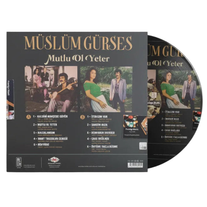 Müslüm Gürses Plak | Mutlu Ol Yeter (Arabesk Plak) Schallplatte | LP