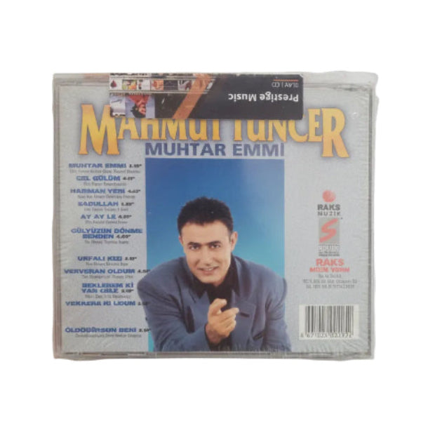 Mahmut Tuncer – Muhtar Emmi CD | RAKS Müzik Yapım | CD