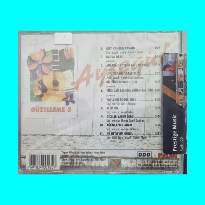 Ayşegül - Güzelleme 3 (THM CD) Ayşegül Güzelleme 3 CD | Türk Halk | Müziği | CD