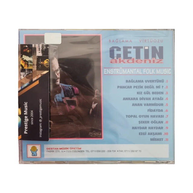 Çetin Akdeniz - Bağlama Virtüözü (Türkçe Enstrümantal) | CD)