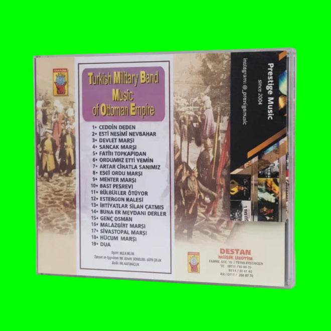 Turkisch Military Band - Music of Ottoman Emprire CD - DESTAN Müzik (Türkisch Instrumental | CD)
