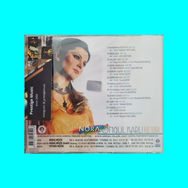 Songül Karlı – Kaç Bahar CD | türkische Volksmusik | Türk Halk | Müziği | Türk halk müziği | CD