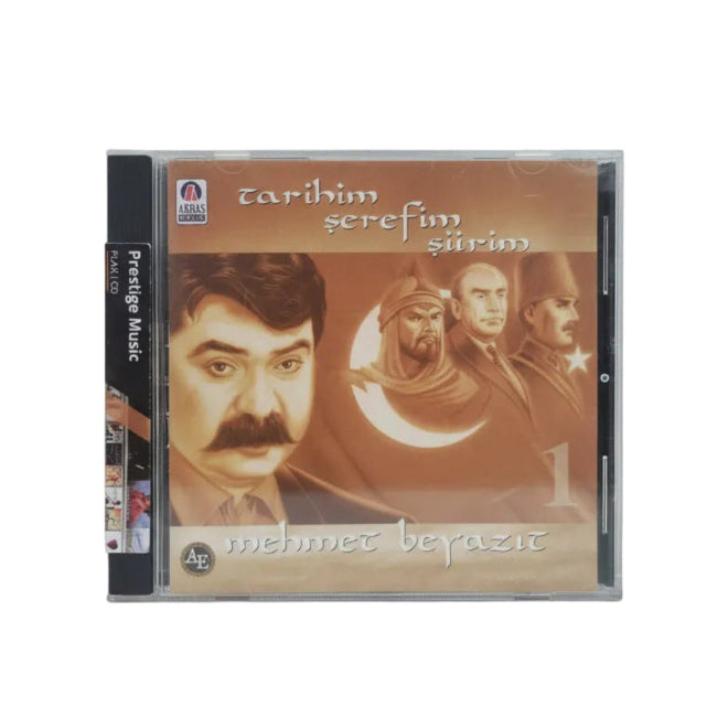 Mehmet Beyazıt tarihim şerefim şiirim CD | Türk halk | müziği | özgün müzik | CD