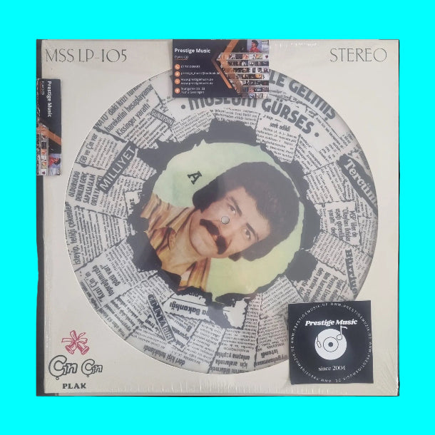 Müslüm Gürses Dünya Ne Hale Gelmiş Plak (Picture Disk) Fotoğraf Baskı Plak
