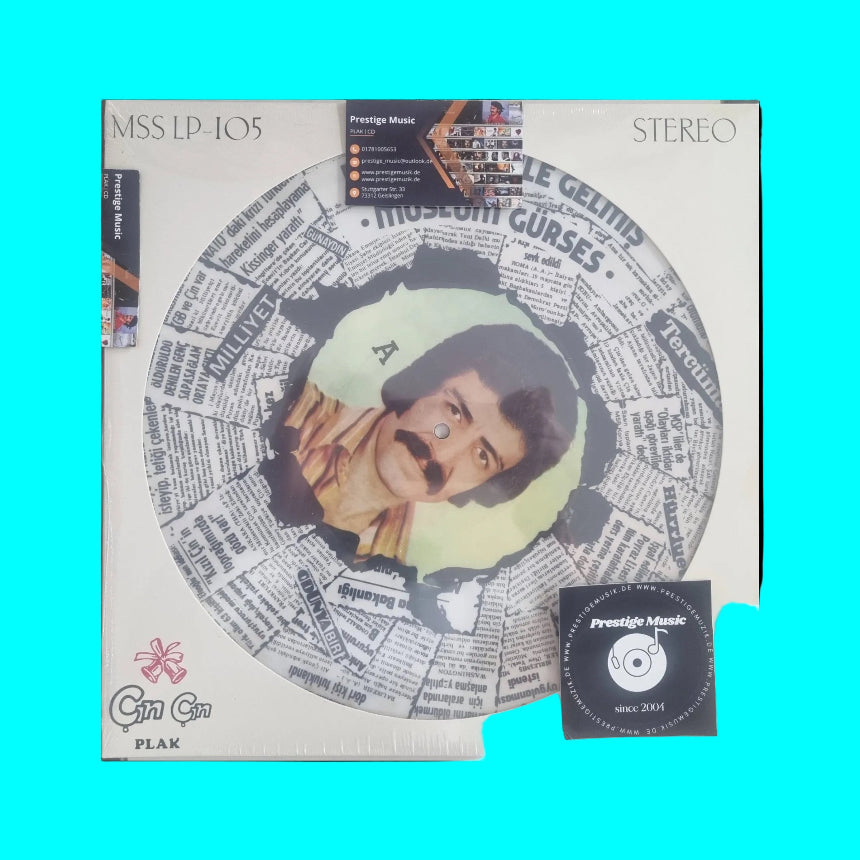 Müslüm Gürses Dünya Ne Hale Gelmiş Plak (Picture Disk) Fotoğraf Baskı Plak