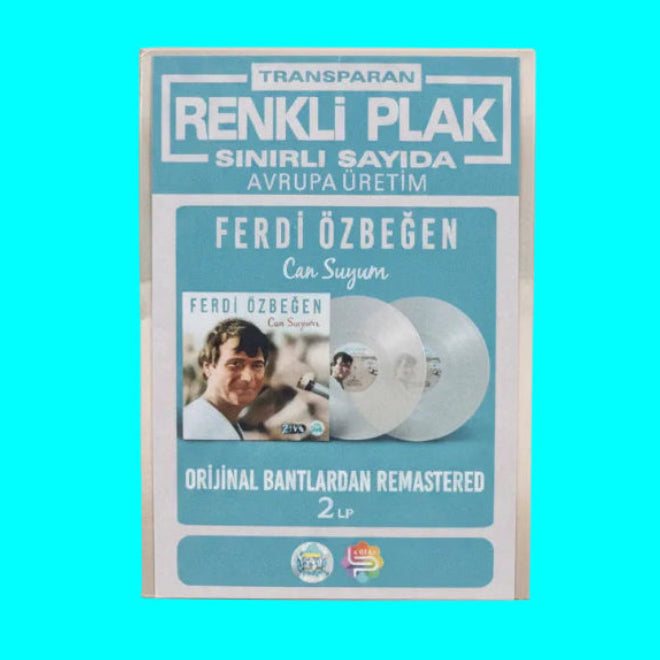 Ferdi Özbeğen - Can Suyum Plak ( 2 LP ) Renkli Plak | 2 LP | taverna müziği | pop | LP