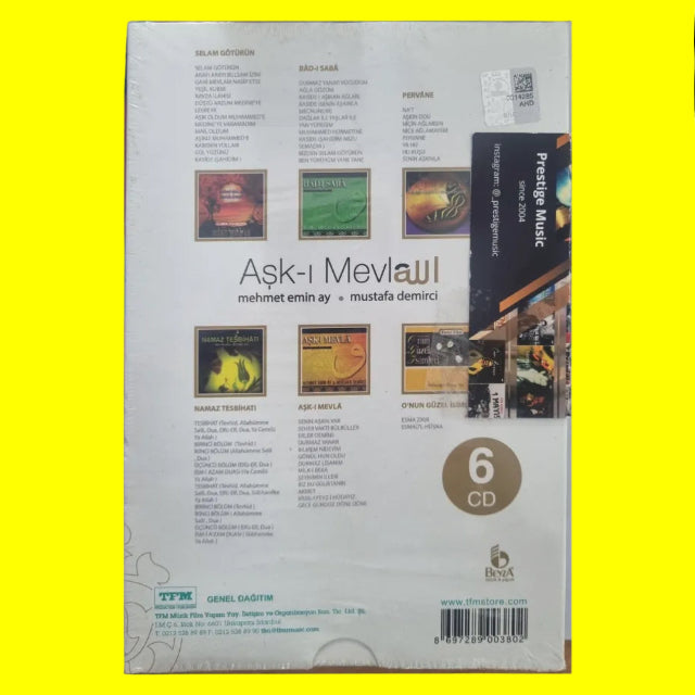 Aşk-ı Mevla (6 Cd)Aşk ı Mevla CD(6 CD)Mehmet Emin Ay | Mustafa Demirci | CD