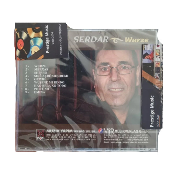 Serdar Wurze CD | Kürtçe CD | Kurdische CD