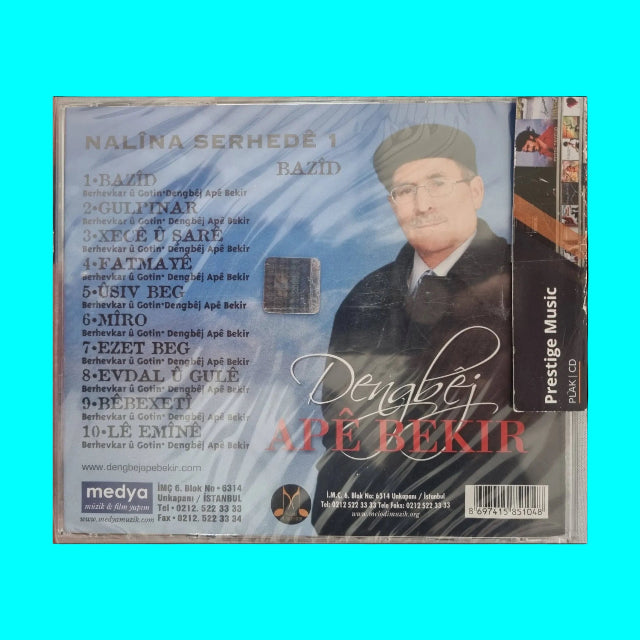 APÊ BEKIR Dengbej CD | Ape Bekir CD | NALiNA SERHEDÊ 1 | RAZiD | CD