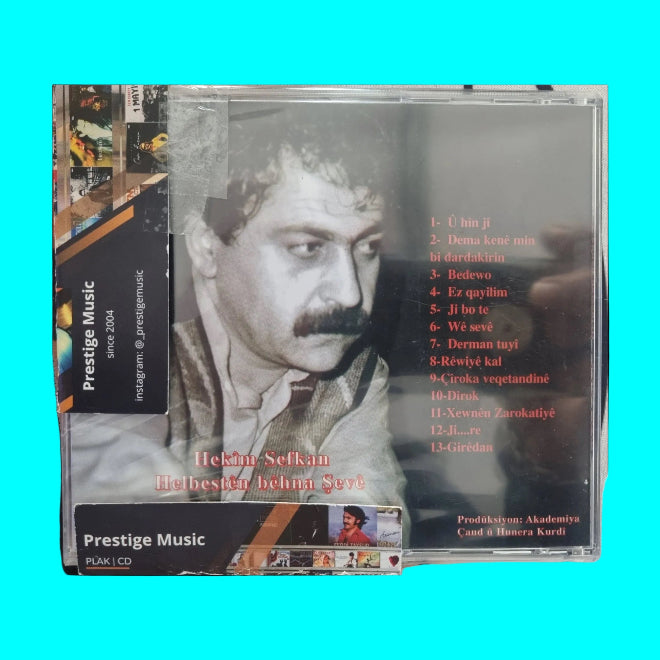 Hekîm Sefkan - Helbestên Bêhna Şevê CD | Kürtçe | Kurdische Musik | CD