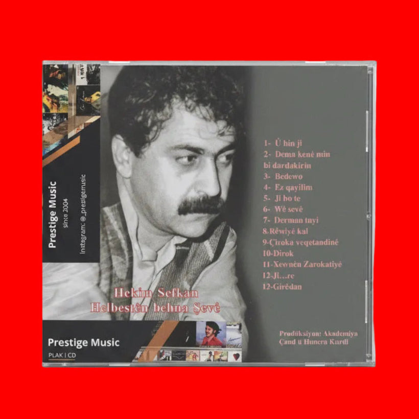 Hekîm Sefkan - Helbestên Bêhna Şevê CD | Kürtçe | Kurdische Musik | CD