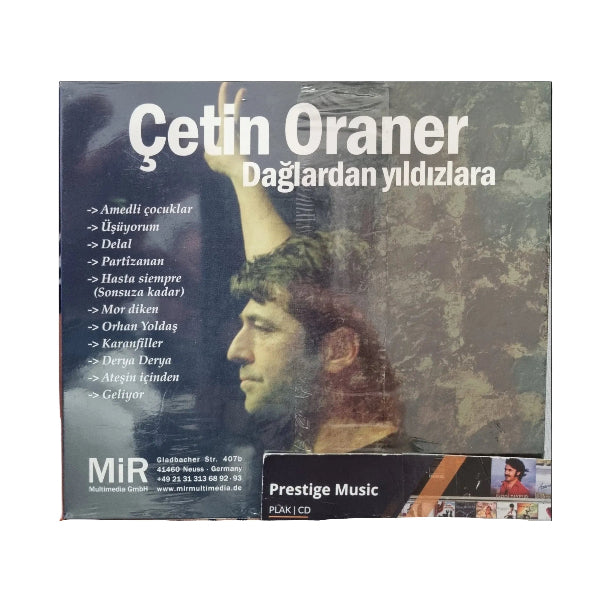 Çetin Oraner -Dağlardan Yıldızlara CD | Mîr Müzik | Almanya | Neuss | CD