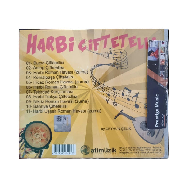 Ceyhun Çelik - Harbi Çiftetelli (CD) Oyun Havaları | Çiftetelli | CD