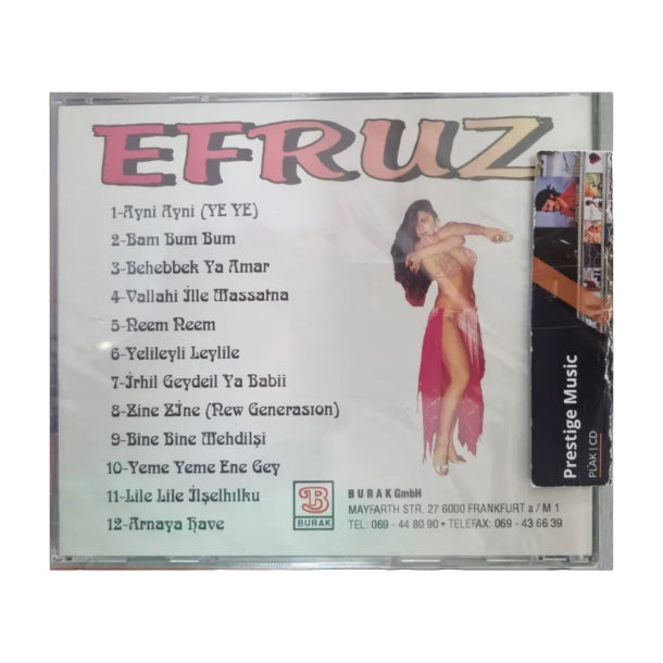 EFRUZ - Arapça Sözlü Oyun Havaları | CD | Burak GmbH | Almanya | Frankfurt | CD