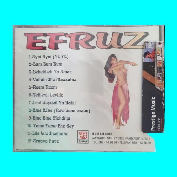 EFRUZ - Arapça Sözlü Oyun Havaları | CD | Burak GmbH | Almanya | Frankfurt | CD