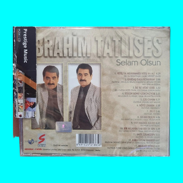 İbrahim Tatlıses CD - İbrahim Tatlıses - Selam Olsun (CD) Türk Halk |Müziği | CD