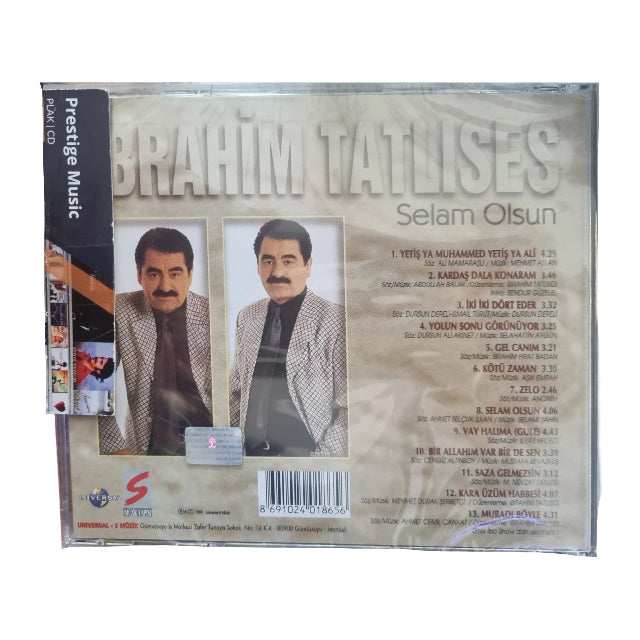 İbrahim Tatlıses CD - İbrahim Tatlıses - Selam Olsun (CD) Türk Halk |Müziği | CD