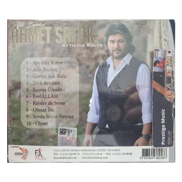 Ahmet Şafak - Ayyıldız Kolye - Afili Berduş (CD) Özgün | Protest | Türk Halk | Müzik | CD