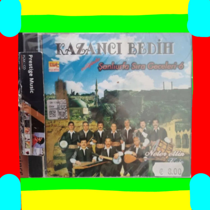 Kazancı Bedih Şanlıurfa Sıra Geceleri CD | Vol.6 | Türk Halk | Müziği | CD