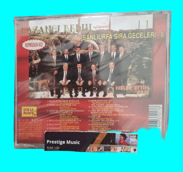 Kazancı Bedih Şanlıurfa Sıra Geceleri CD | Vol.6 | Türk Halk | Müziği | CD