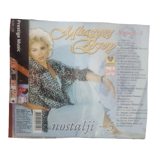 Muhazzez Ersoy - Nostalji - 5 CD | Muhazzez Ersoy CD | Muhazzez Ersoy | Nostalji | 5 | CD