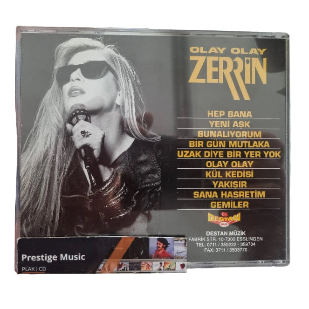 Zerrin Özer CD - Zerrin Özer - Olay Olay (CD) Almanya | Stuttgart | Esslingen| Destan Müzik