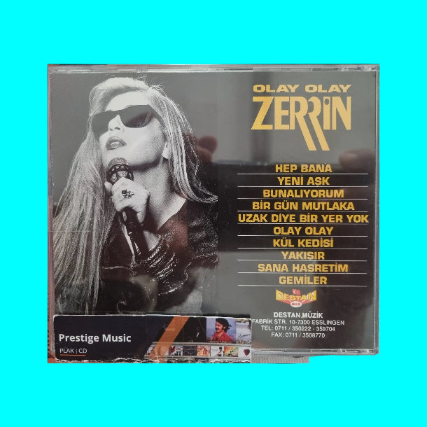 Zerrin Özer CD - Zerrin Özer - Olay Olay (CD) Almanya | Stuttgart | Esslingen| Destan Müzik