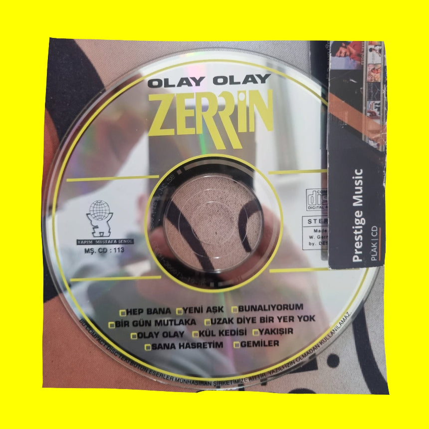 Zerrin Özer CD - Zerrin Özer - Olay Olay (CD) Almanya | Stuttgart | Esslingen| Destan Müzik